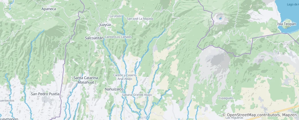 Map of Nahuizalco