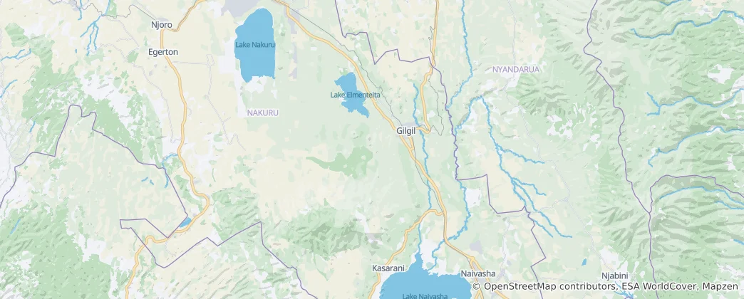 Karte von Naivasha Constituency