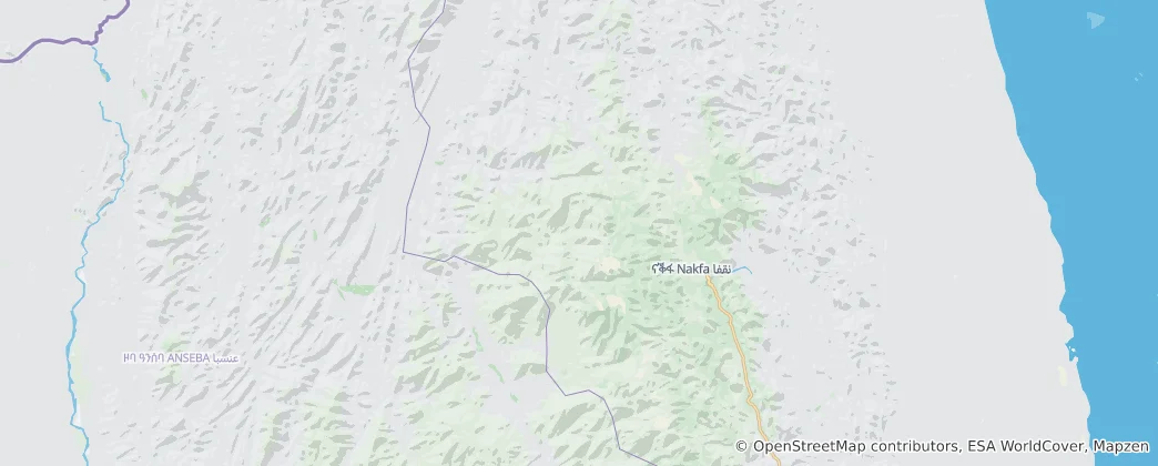 Mappa di Nakfa
