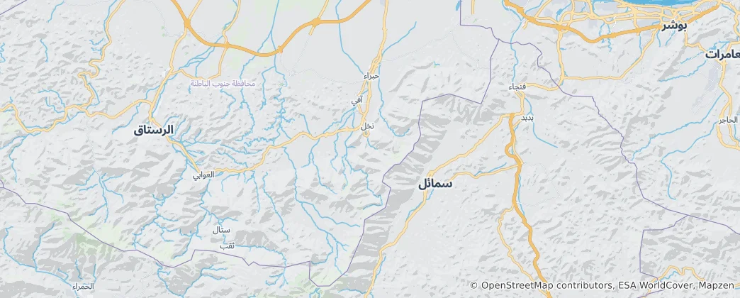 Map of Nakhal