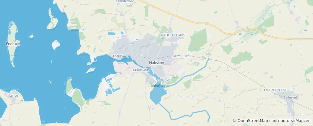 Karte von Nakskov