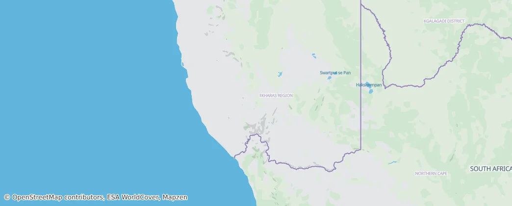 Karas Region — Map