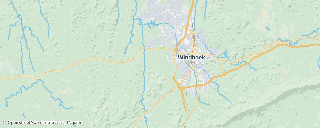 Windhoek Rural — Mapa