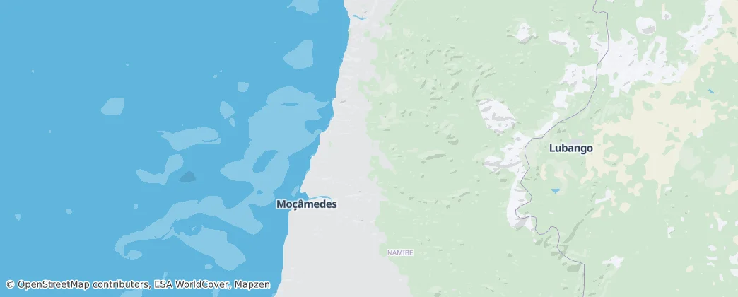Namibe (Moçâmedes) — Map
