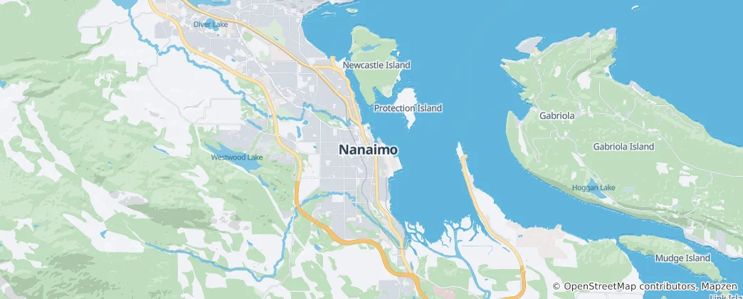 Nanaimo Haritası