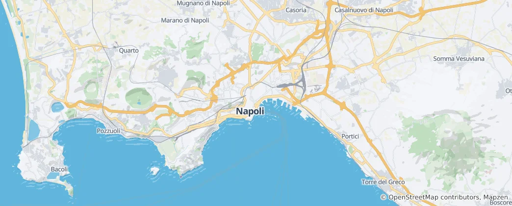 Mapa Neapol
