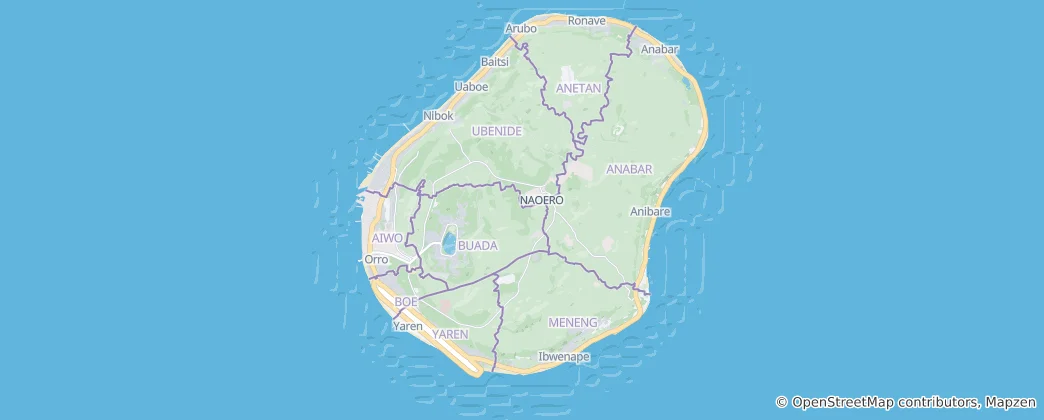 Map of Nauru