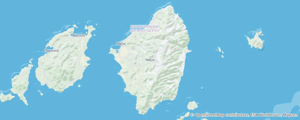 Mappa di Naxos