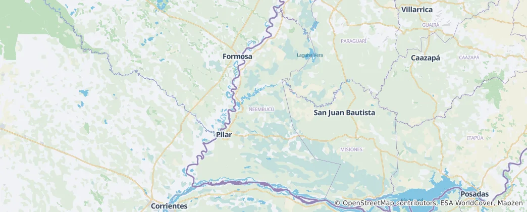 Mapa Ñeembucú