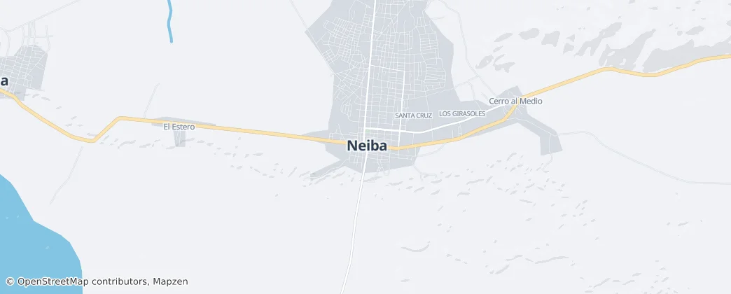 Neiba — Mapa