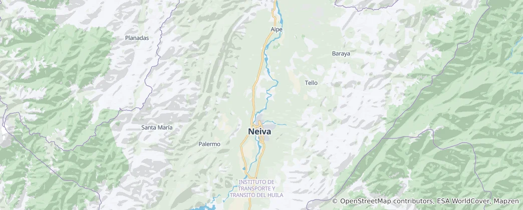 Mappa di Neiva