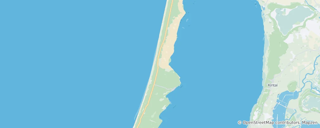Map of Neringa Municipality