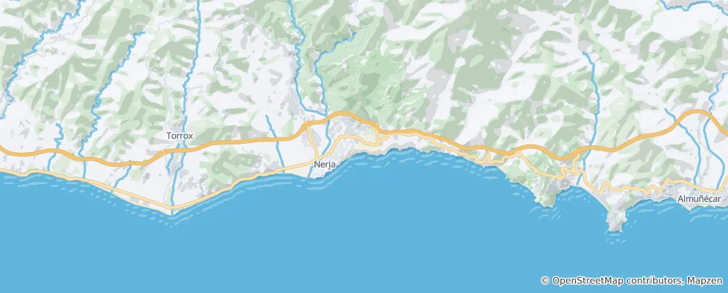 Mappa di Nerja