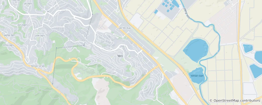 Map of Nesher