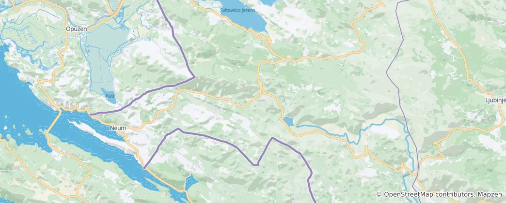 Mappa di Neum