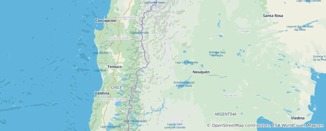 Mapa Neuquén
