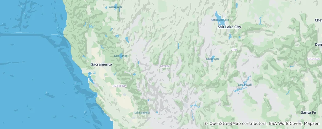 Mapa De Nevada