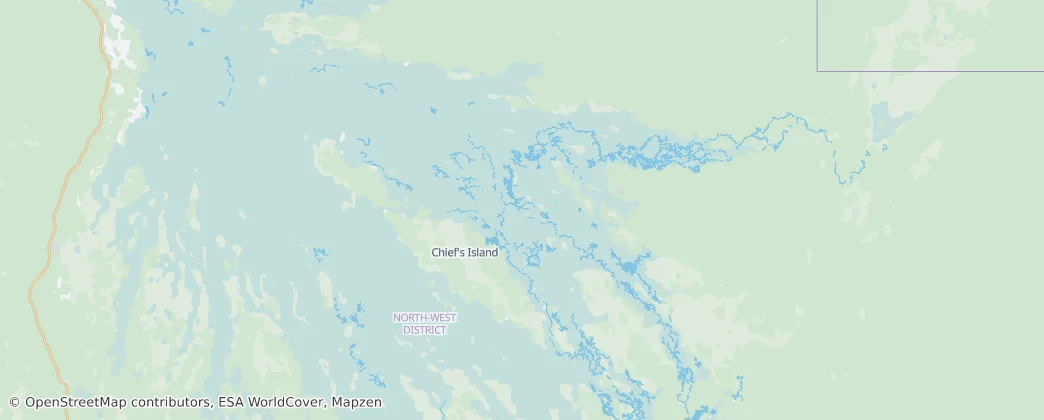 Moremi Game Reserve — Map