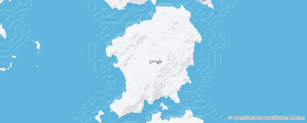 Map of Ngwe Kyun