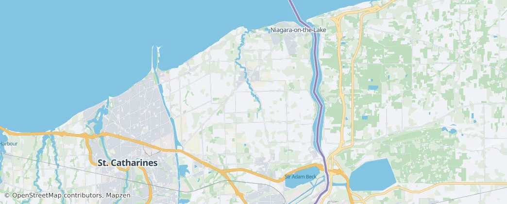 Niagara-on-the-Lake – Mapa