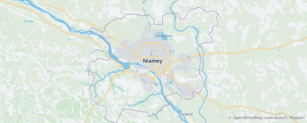 Map of Niamey