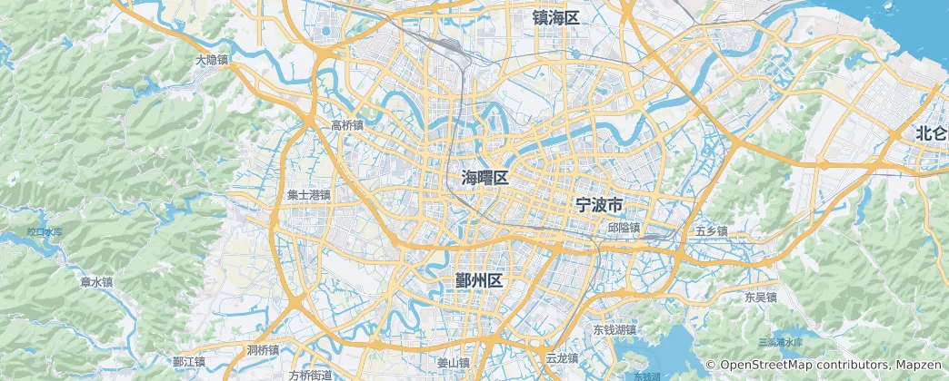 Mapa De Ningbo