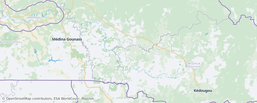Niokolo-Koba National Park — Map