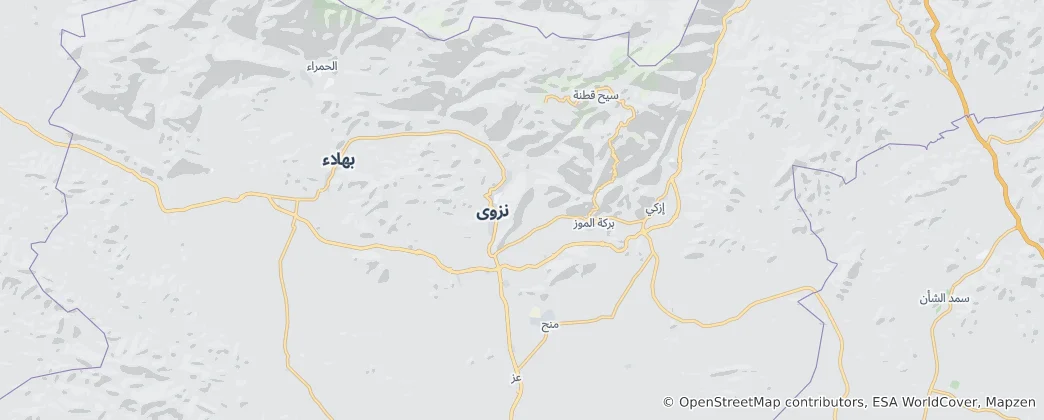 Map of Nizwa