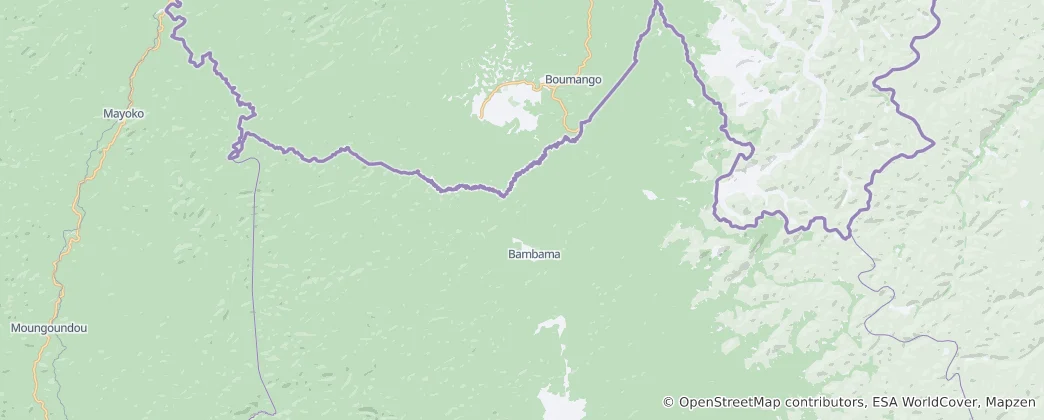Mapa Nkayi District