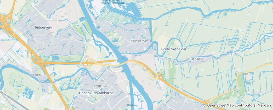 Mapa Alblasserdam