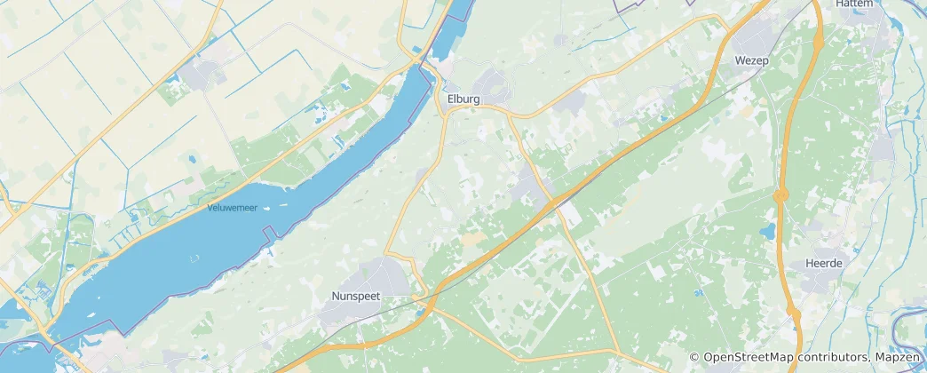 Mappa di Elburg