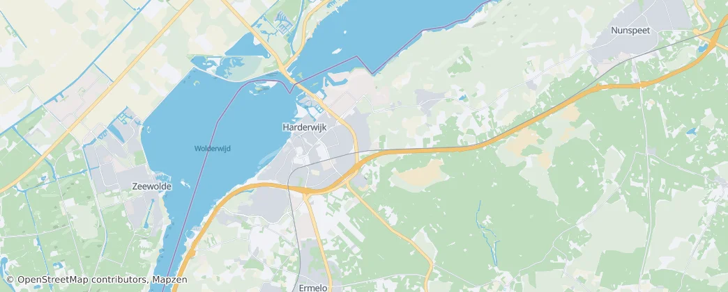 Harderwijk — Map