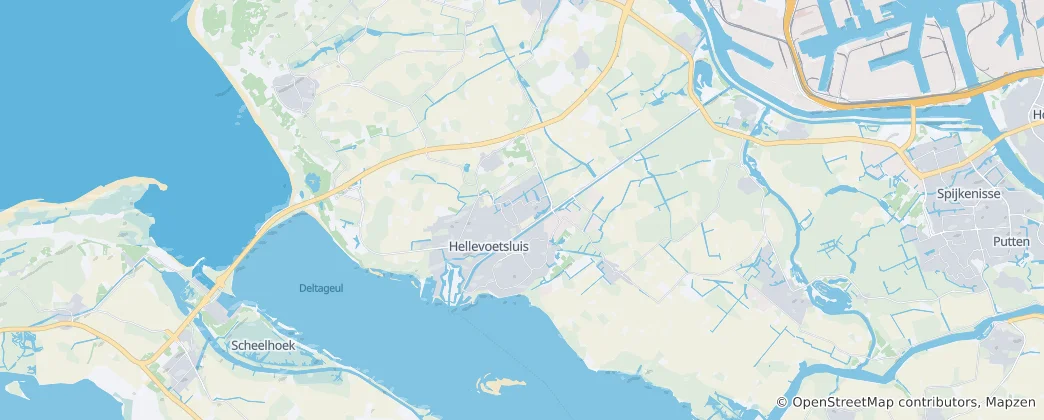Hellevoetsluis 지도