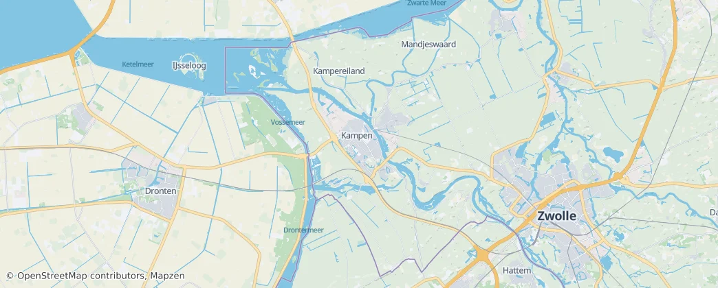Kampen — Karte