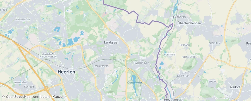 Landgraaf — Mapa