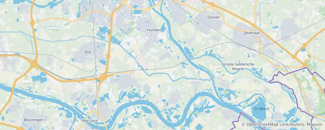 Mapa Lingewaard