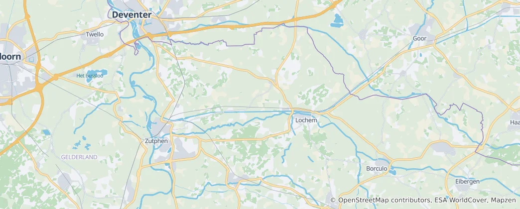 Map of Lochem