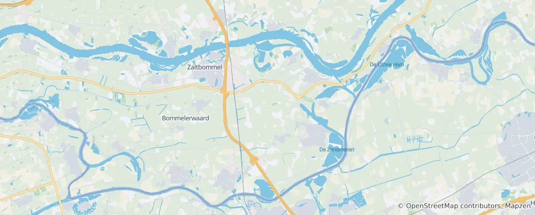 Mapa Maasdriel