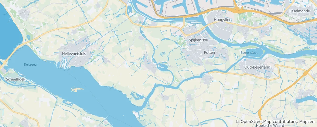 Karte von Nissewaard