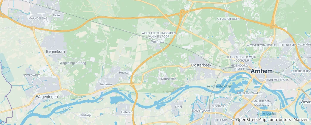 Mapa Renkum