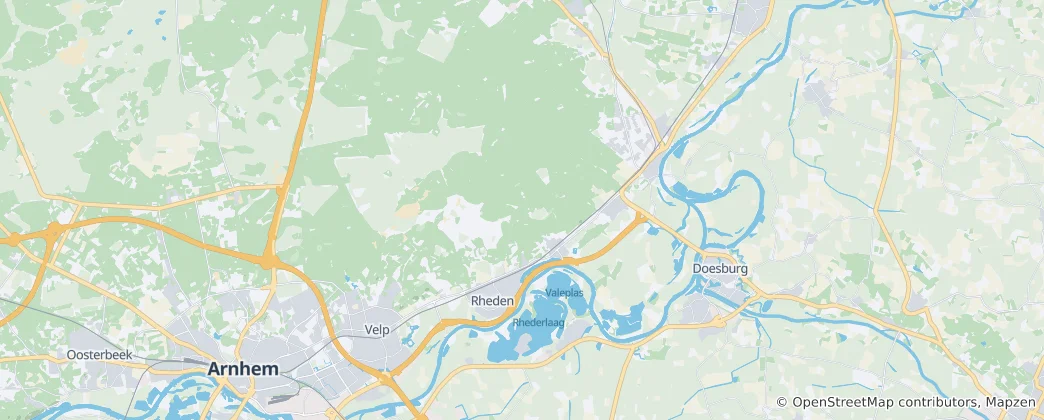 Mapa De Rheden