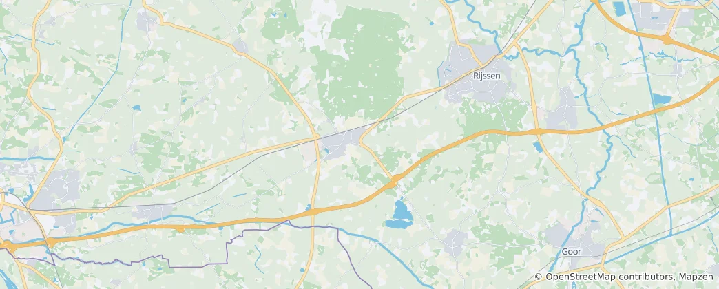 Mapa Rijssen-Holten
