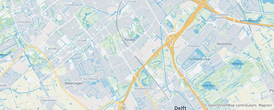 Karte von Rijswijk