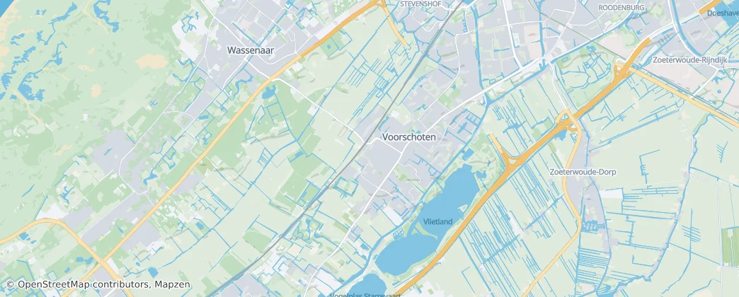 Voorschoten — Map