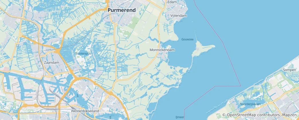 Mapa Waterland