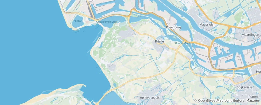 Westvoorne 지도