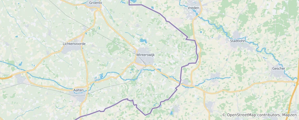 Winterswijk Haritası