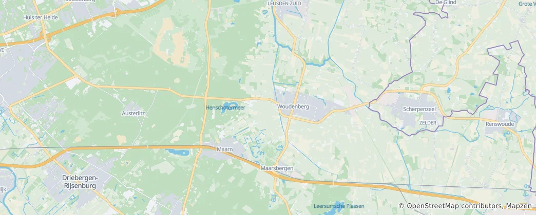 Térkép: Woudenberg