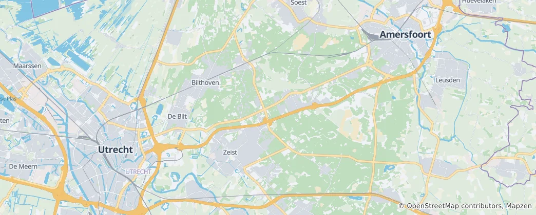 Térkép: Zeist