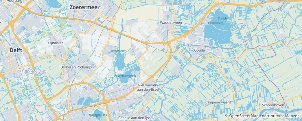Mapa De Zuidplas